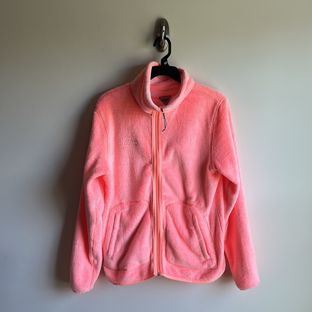 Columbia Neon Reversible Patterned Fleece Jacket, Women’s Size Small - Picture 4 of 5